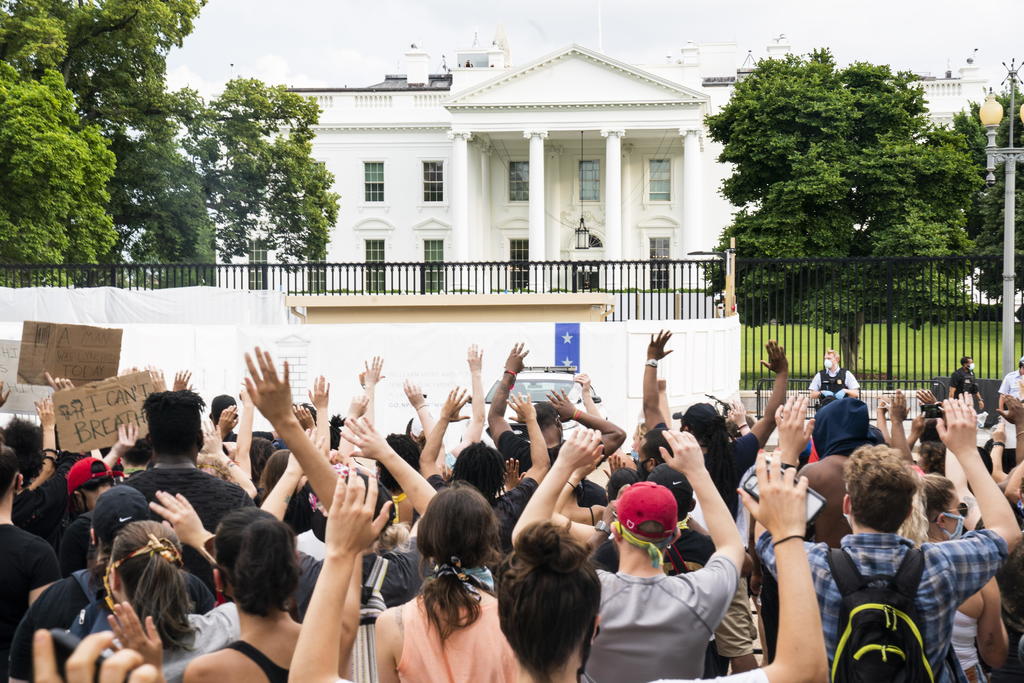 Protestas por asesinato de George Floyd llegan hasta la Casa Blanca. Noticias en tiempo real
