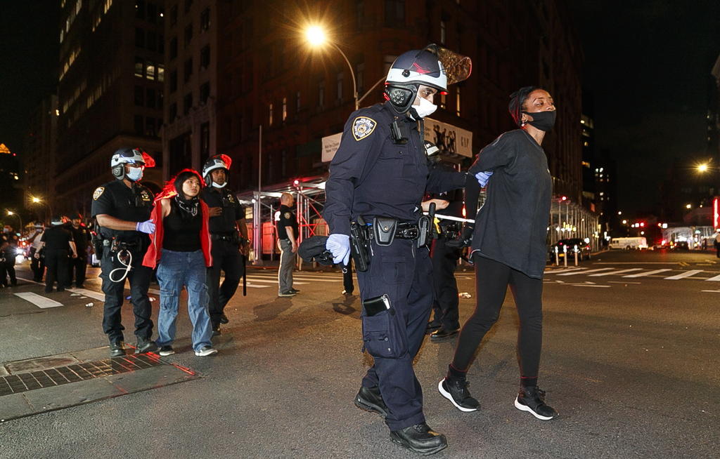 Nueva noche de protestas deja 280 detenidos en Nueva York. Noticias en tiempo real