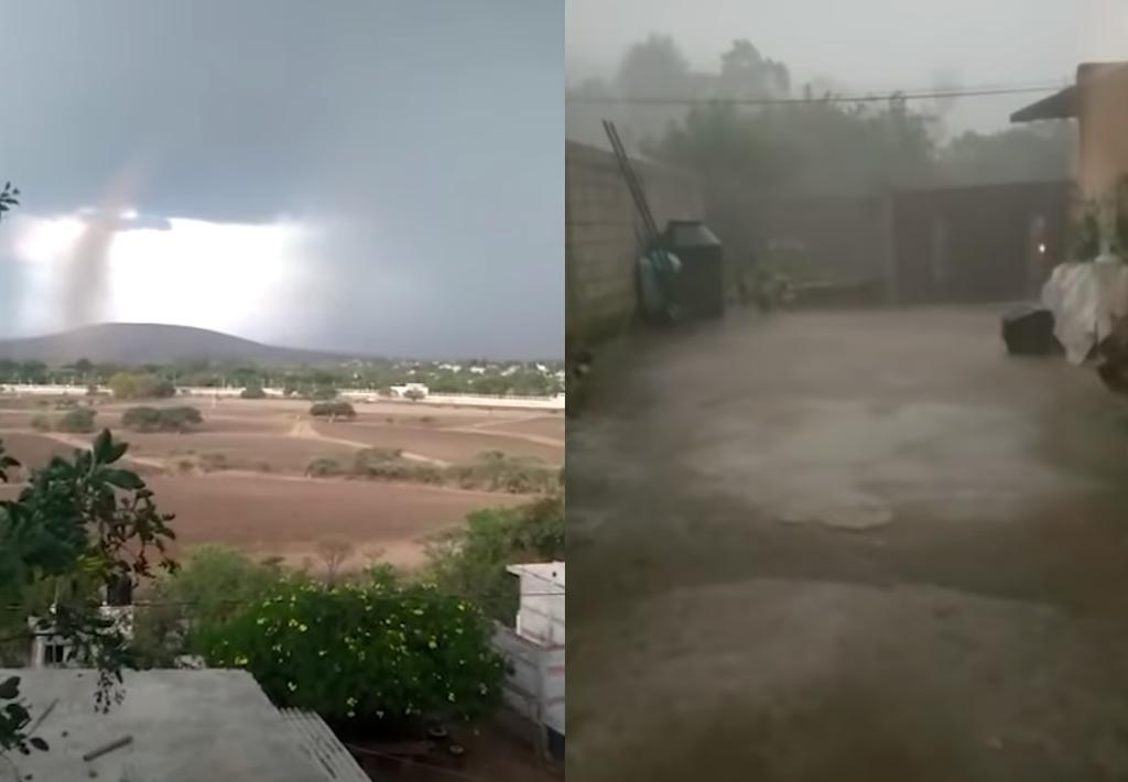 VIDEO: Registran formación de tornado en Querétaro. Noticias en tiempo real