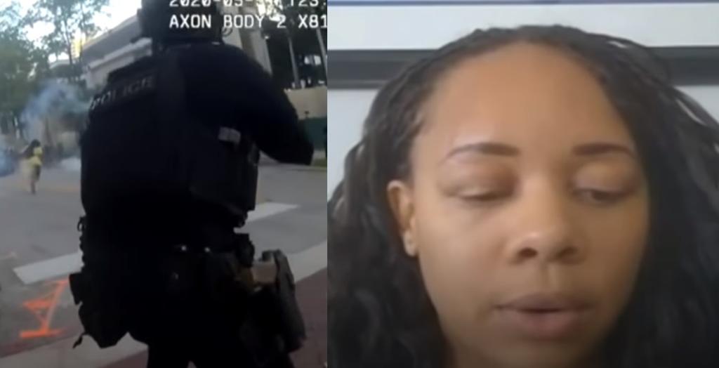 VIDEO: Policías en Florida se burlan tras disparar balas de goma contra manifestante. Noticias en tiempo real