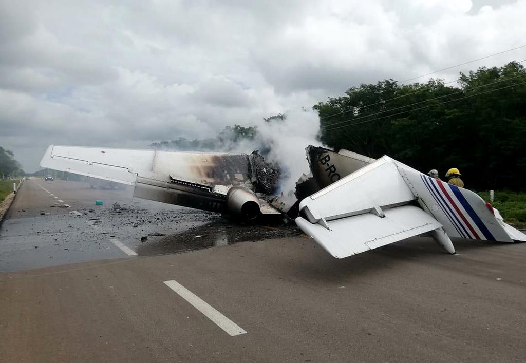 Fuerzas Armadas habrían intereceptado avioneta que se incendió en Quintana Roo. Noticias en tiempo real