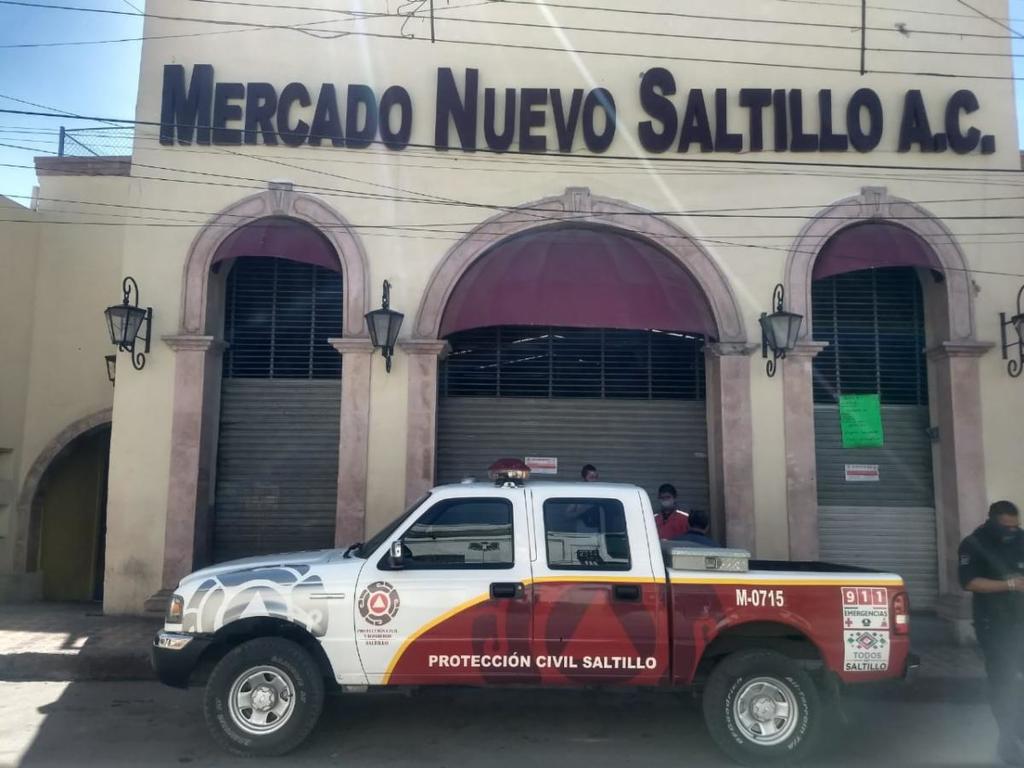 Mercado Saltillo se mantendrá clausurado quince días por violar protocolos. Noticias en tiempo real