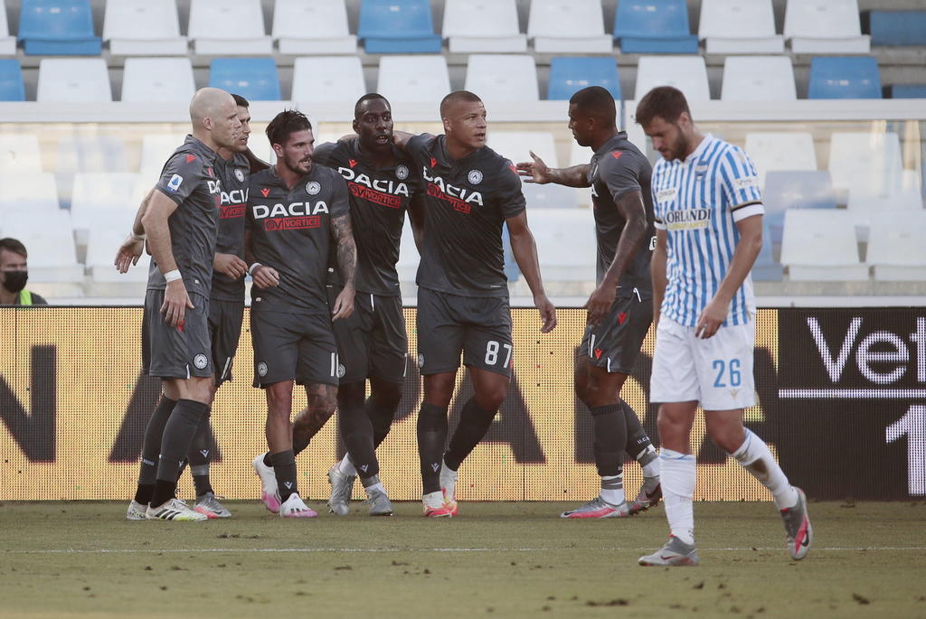 Udinese golea al Spal y lo hunde más en la Serie A. Noticias en tiempo real