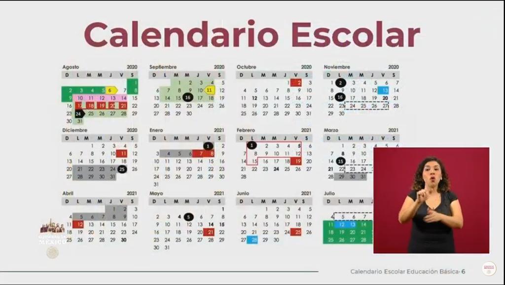 SEP da a conocer calendario escolar 2020-2021. Noticias en tiempo real