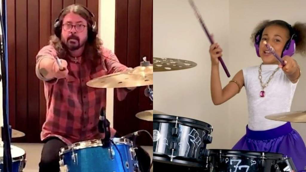 Dave Grohl de Foo Fighters compone tema a niña que lo retó en la batería. Noticias en tiempo real