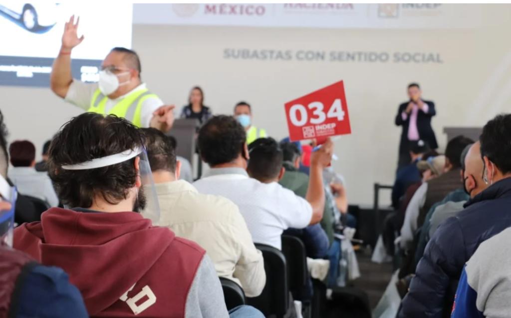 Séptima subasta del INDEP logra recaudar más de 42.6 millones de pesos. Noticias en tiempo real