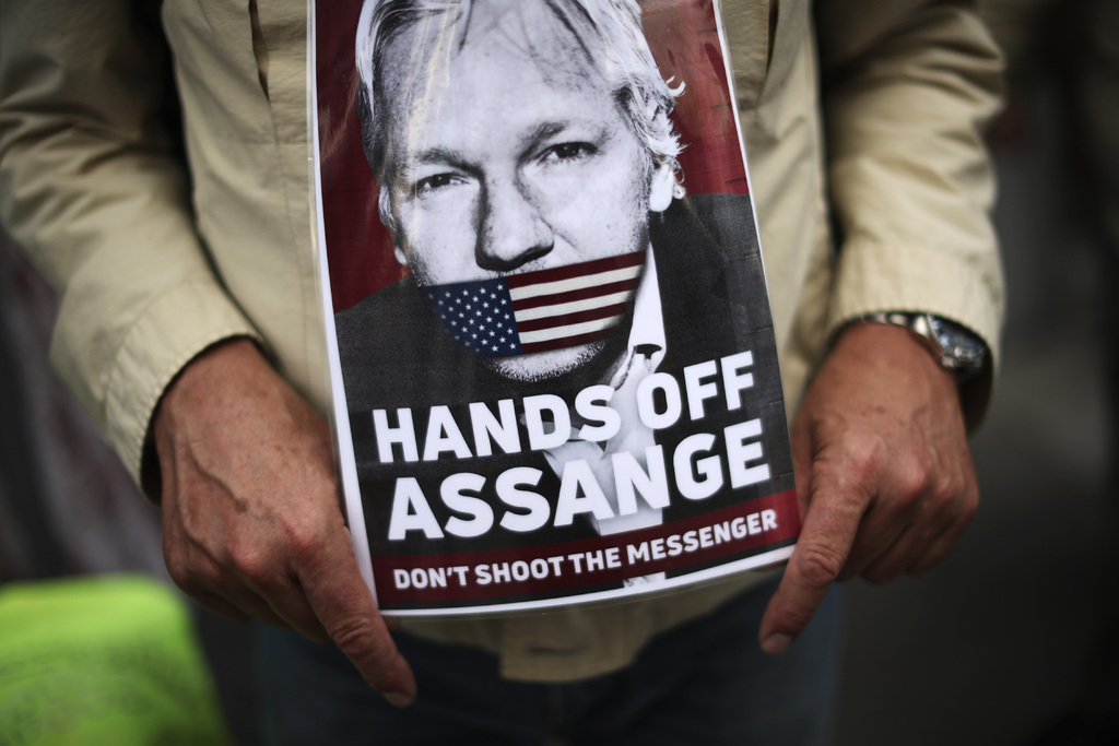 Piden a Reino Unido liberación de Assange. Noticias en tiempo real