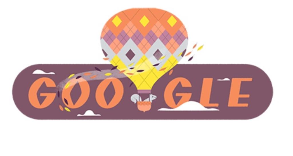 Empieza el otoño y Google lo recibe con un doodle. Noticias en tiempo real