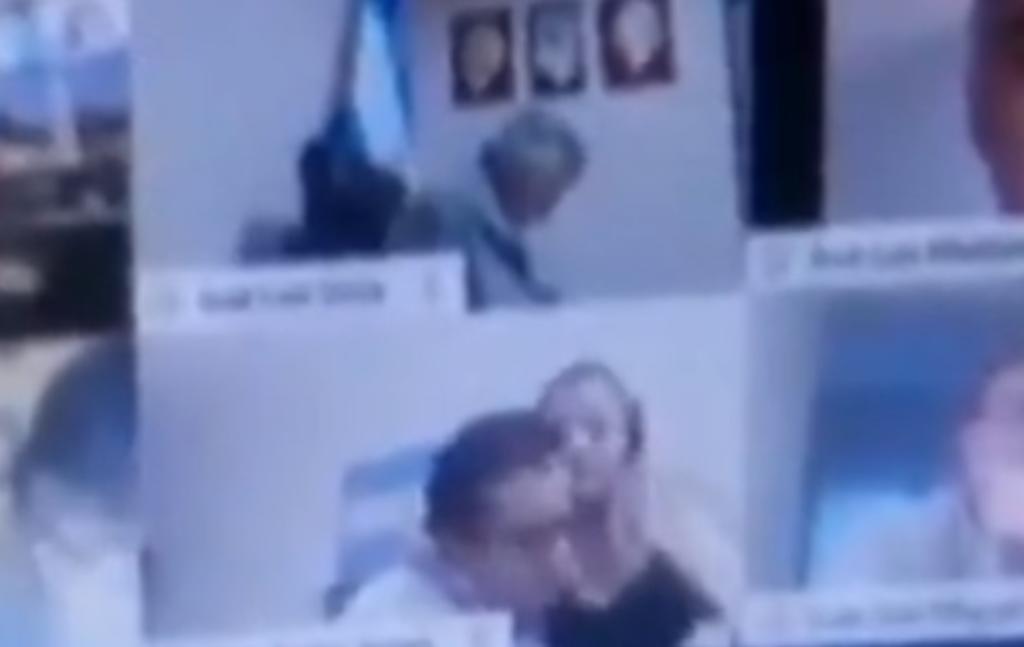 Despiden a diputado argentino por besar y tocar a mujer en plena sesión en línea. Noticias en tiempo real