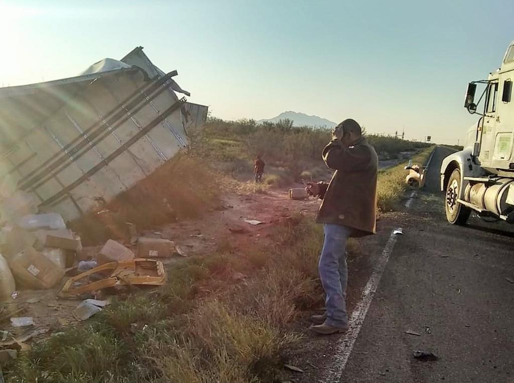Se registra fuerte choque en la carretera Gómez Palacio-Chihuahua. Noticias en tiempo real