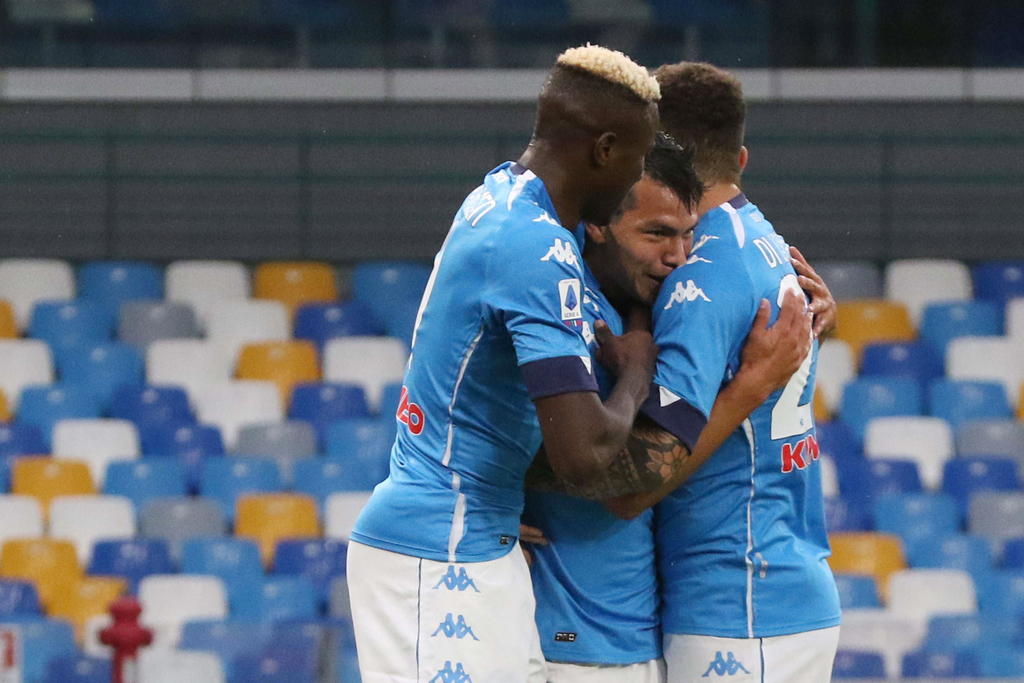 Chucky Lozano convierte su primer gol de la temporada con el Napoli. Noticias en tiempo real