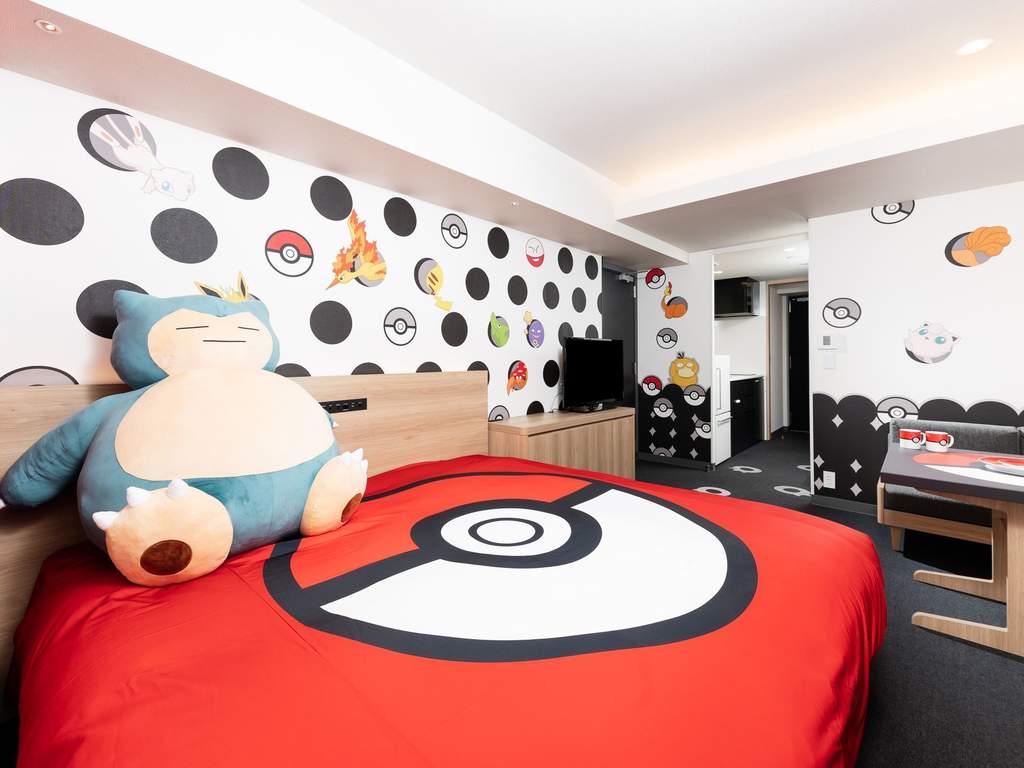 Esta es la habitación con temática de Pokémon en Japón. Noticias en tiempo real