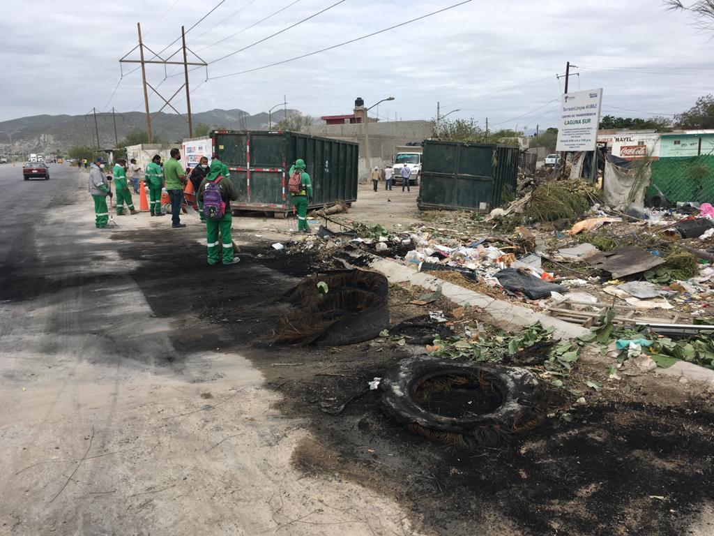 Incendian Centro de Transferencia de Desechos de Torreón. Noticias en tiempo real