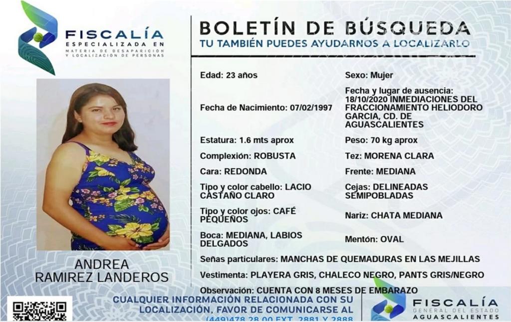 Reportan desaparición de joven embarazada en Aguascalientes. Noticias en tiempo real