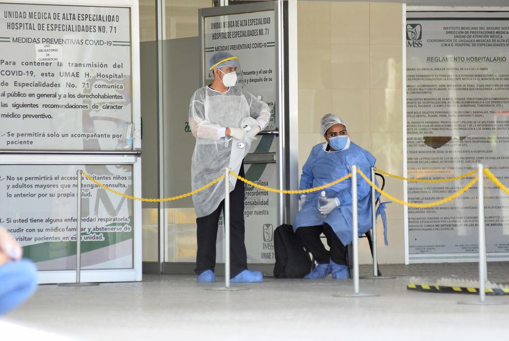 Torreón alcanza la cifra más alta de hospitalizados por COVID en esta pandemia. Noticias en tiempo real