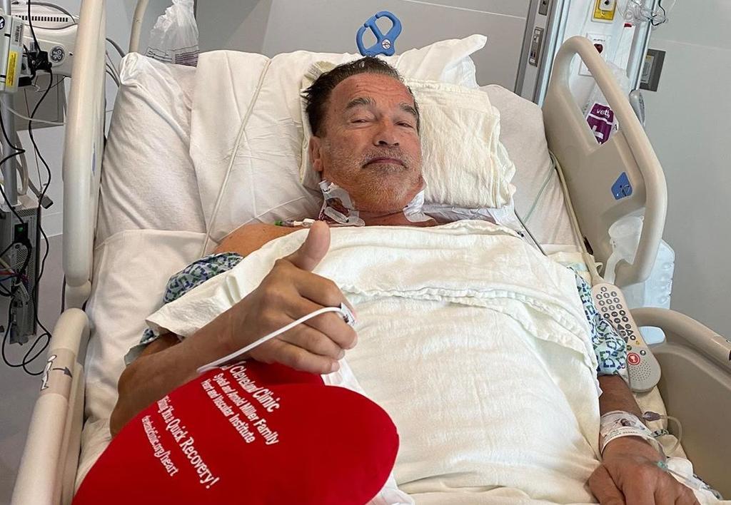 Arnold Schwarzenegger se recupera de una cirugía del corazón. Noticias en tiempo real