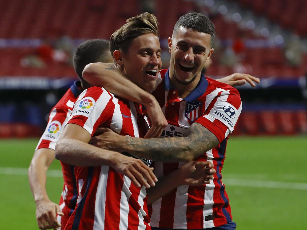 Llorente y Luis Suárez le dan la victoria al Atlético de Madrid. Noticias en tiempo real