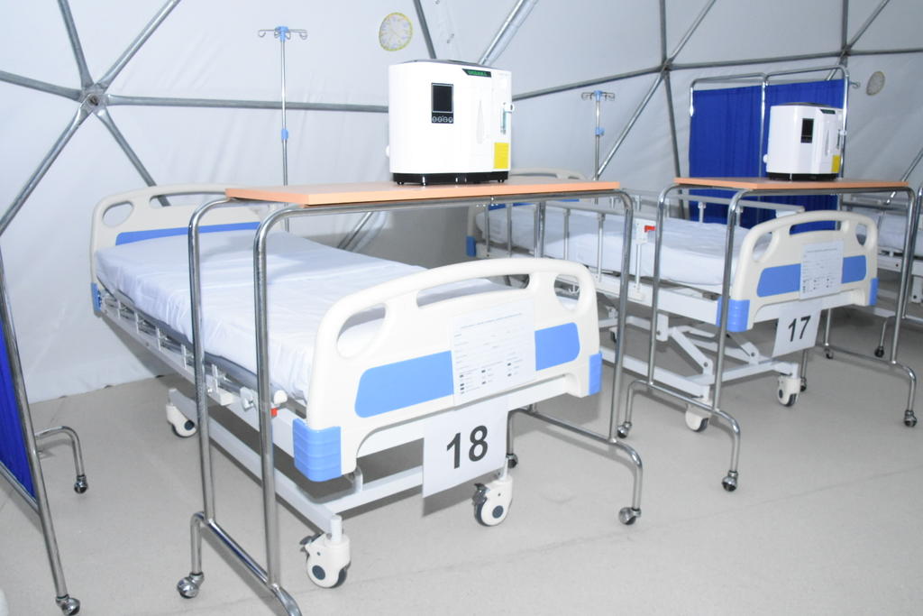 Sin pacientes COVID el Hospital Móvil 2 de Monclova: Moisés Itzkowich. Noticias en tiempo real