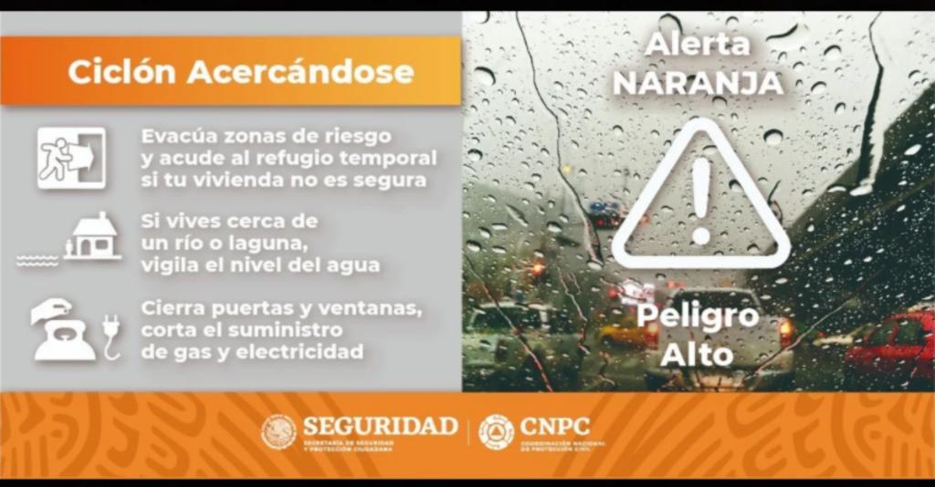 Activan alerta naranja por la tormenta tropical Zeta en Quintana Roo y Yucatán. Noticias en tiempo real