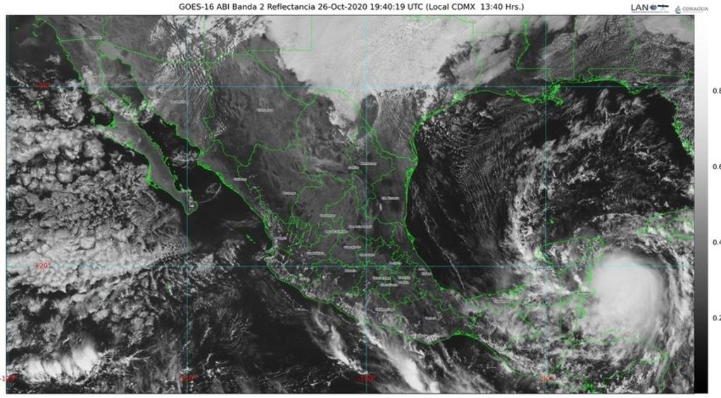 Modifica huracán Zeta su trayectoria al sur de Quintana Roo. Noticias en tiempo real