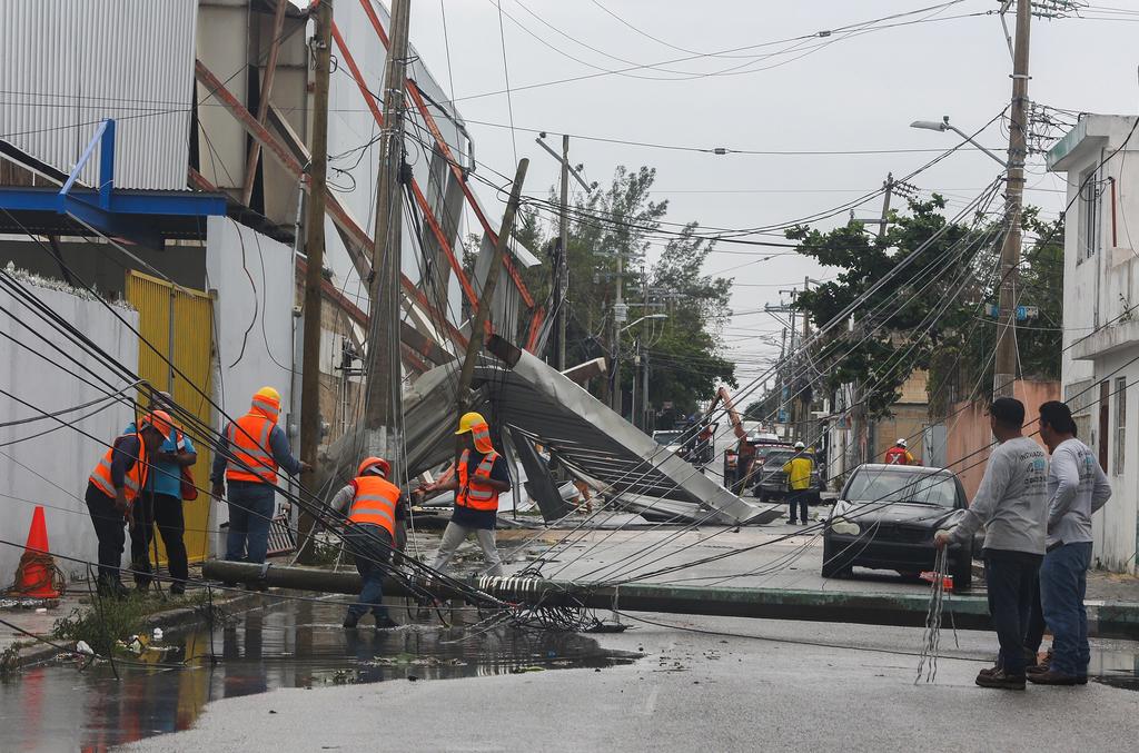 Resiente Caribe mexicano paso del huracán Zeta. Noticias en tiempo real