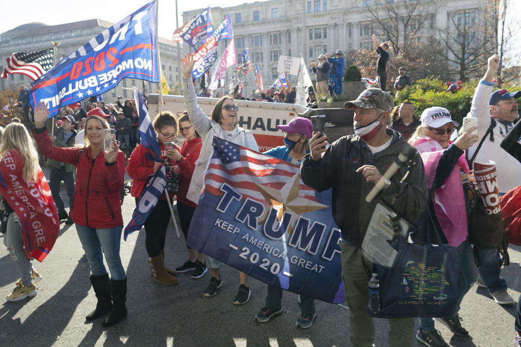 Simpatizantes de Donald Trump protestan en Washington, El Siglo de Torreón