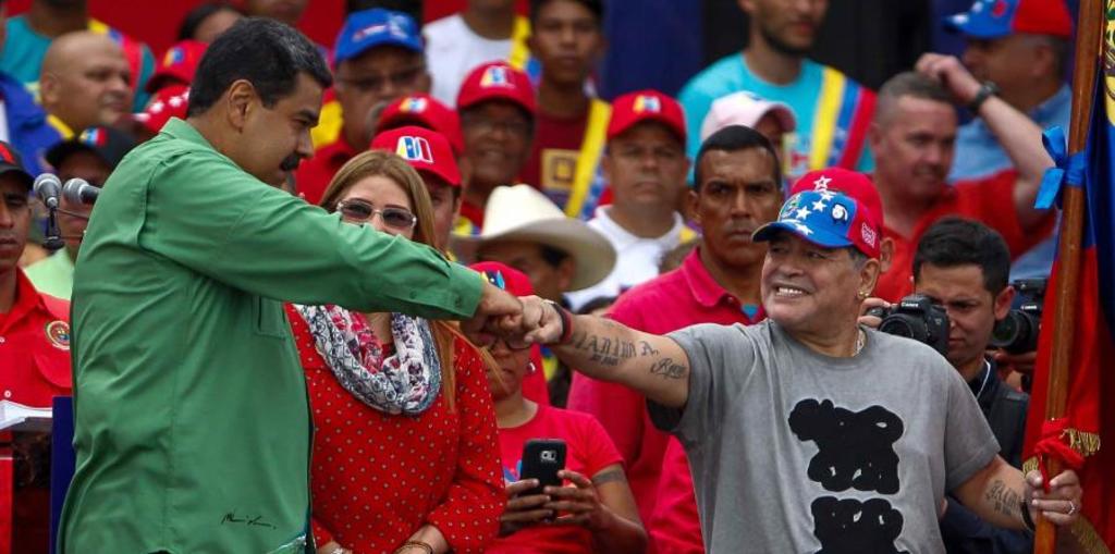 Nicolás Maduro despide a su hermano Diego Armando Maradona. Noticias en tiempo real