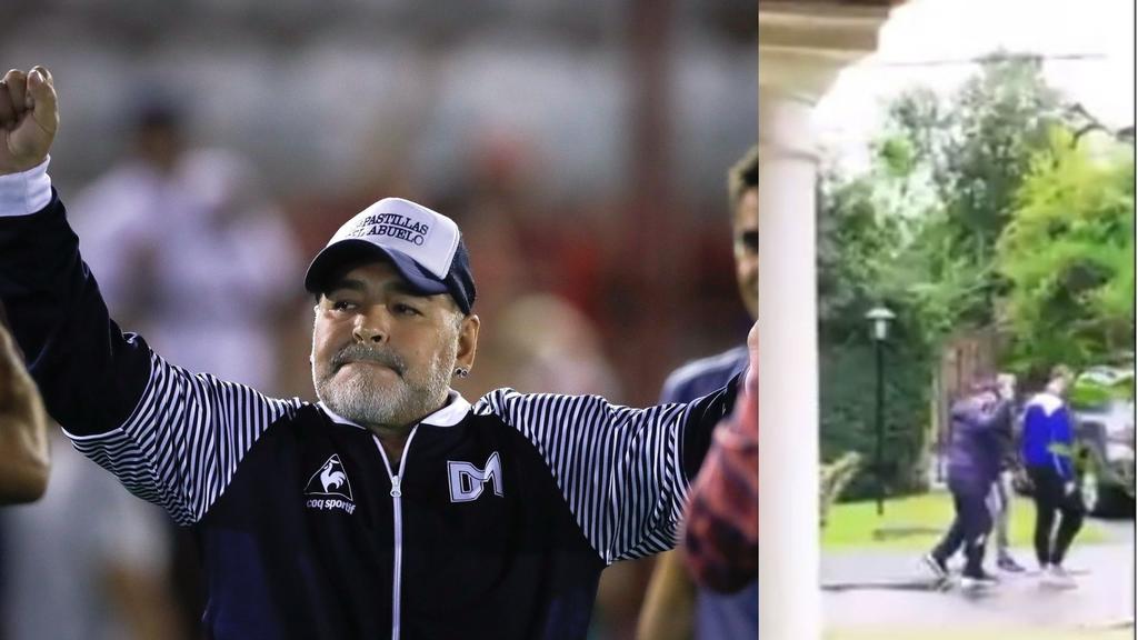 Difunden supuesto video de Diego Maradona antes de morir. Noticias en tiempo real