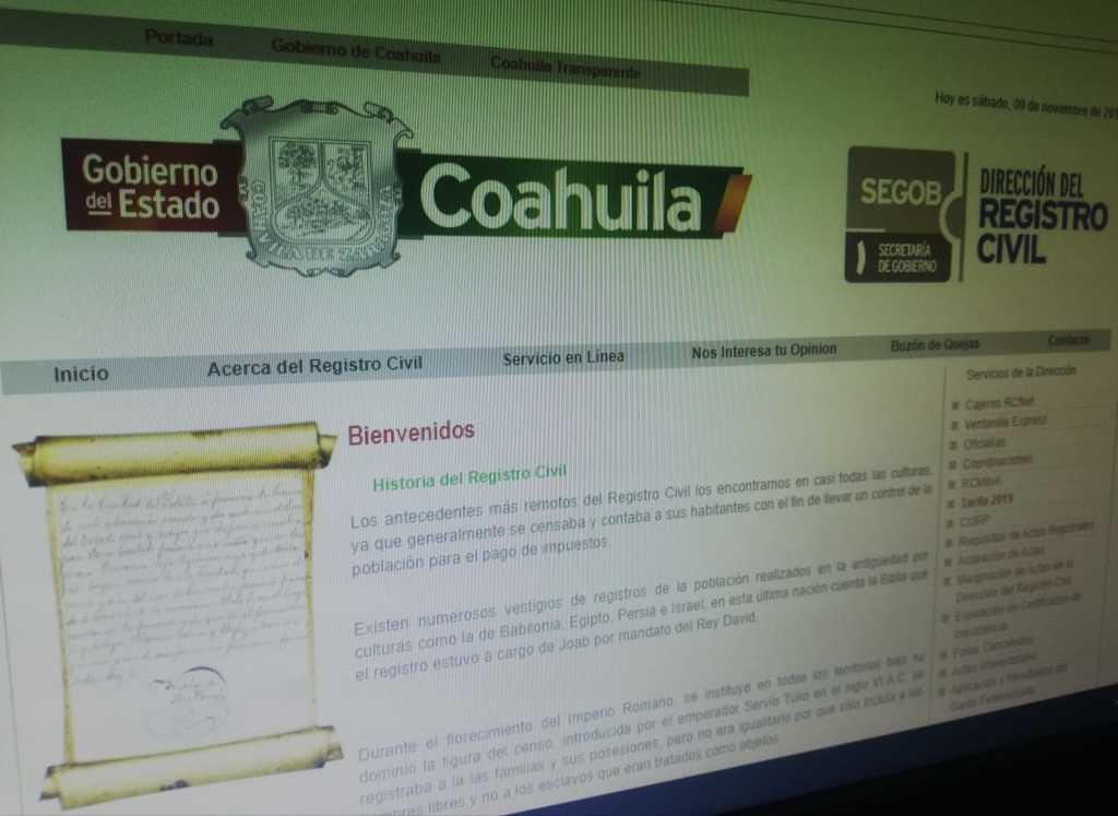 Por pandemia habilitan trámites virtuales en Coahuila. Noticias en tiempo real