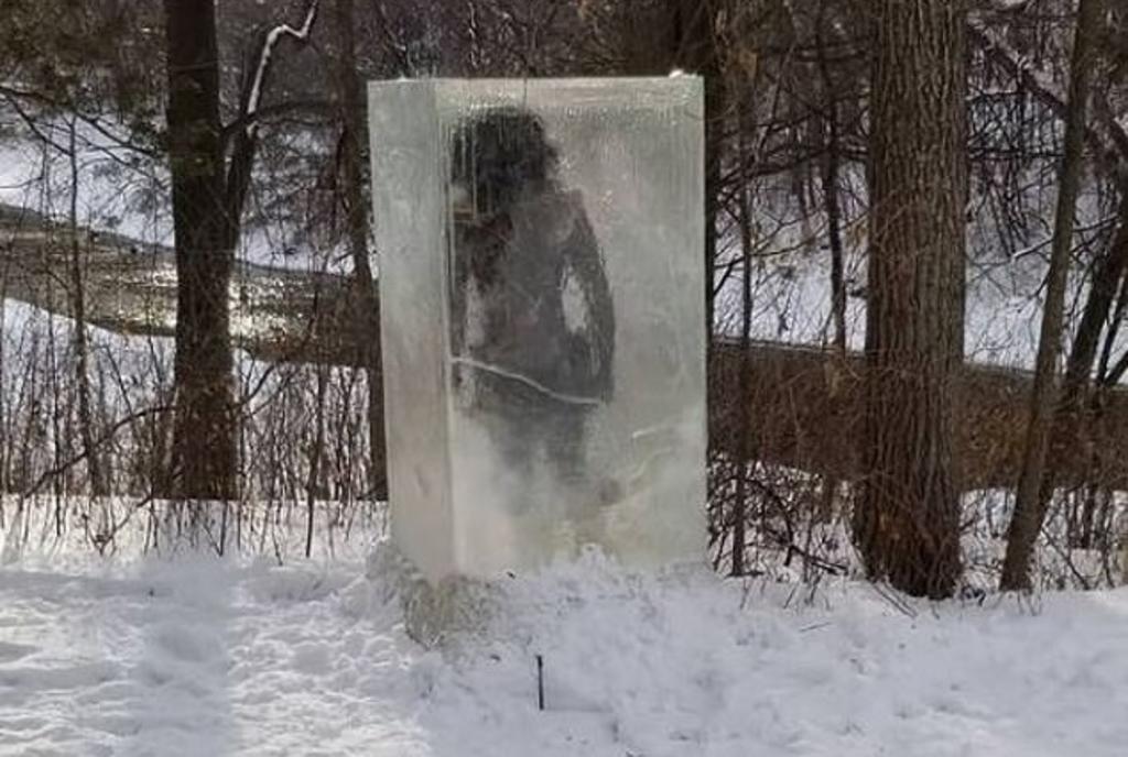 Encuentran bloque de hielo con cavernícola congelado en Minnesota. Noticias en tiempo real