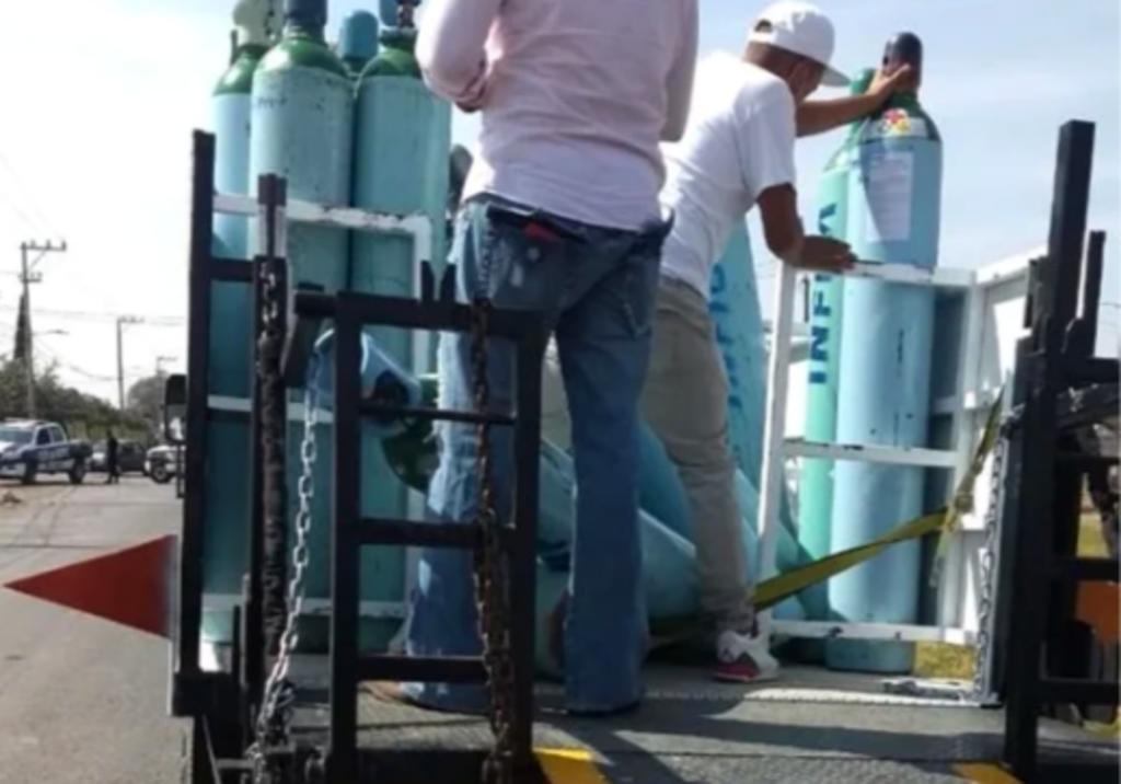 Recuperan camión robado con tanques de oxígeno en Edomex. Noticias en tiempo real