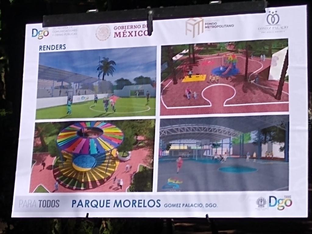 Pierde Gómez Palacio 10 mdp del Gobierno Federal para obras en el Parque Morelos. Noticias en tiempo real