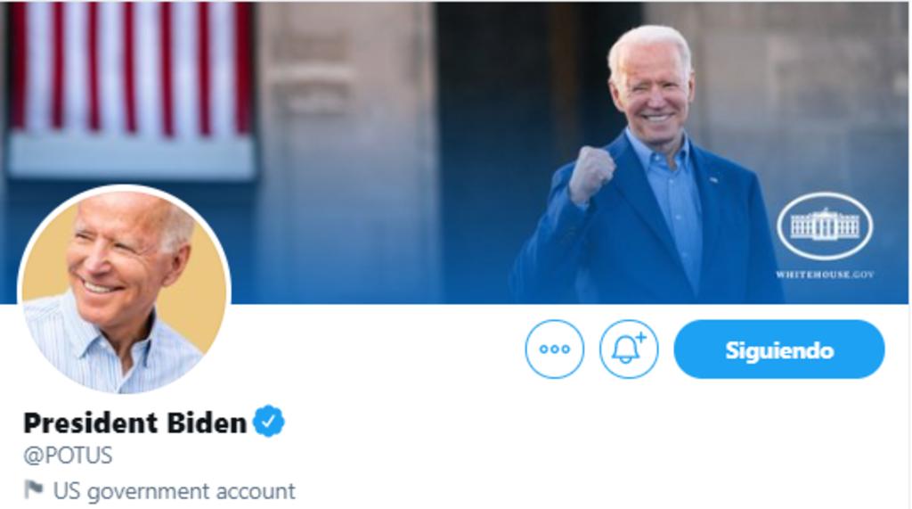 Biden escribe No hay tiempo que perder en su cuenta nueva de Twitter como presidente de EUA. Noticias en tiempo real