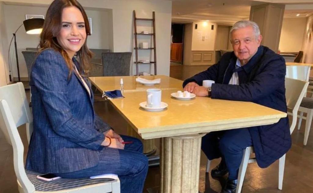AMLO desayuna con candidata de Morena a gobierno de Nuevo León. Noticias en tiempo real