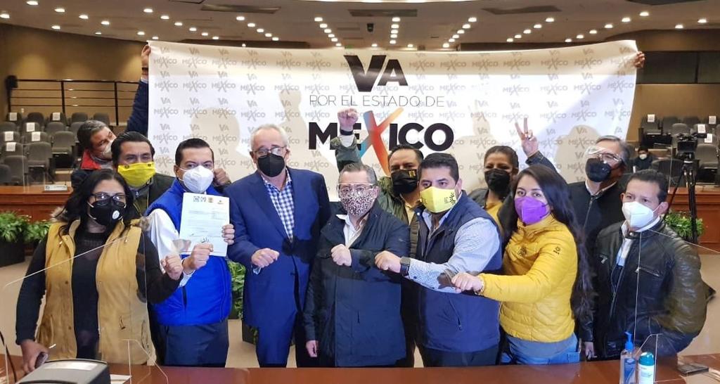 PAN, PRI y PRD registran coalición Va Por el Estado de México. Noticias en tiempo real