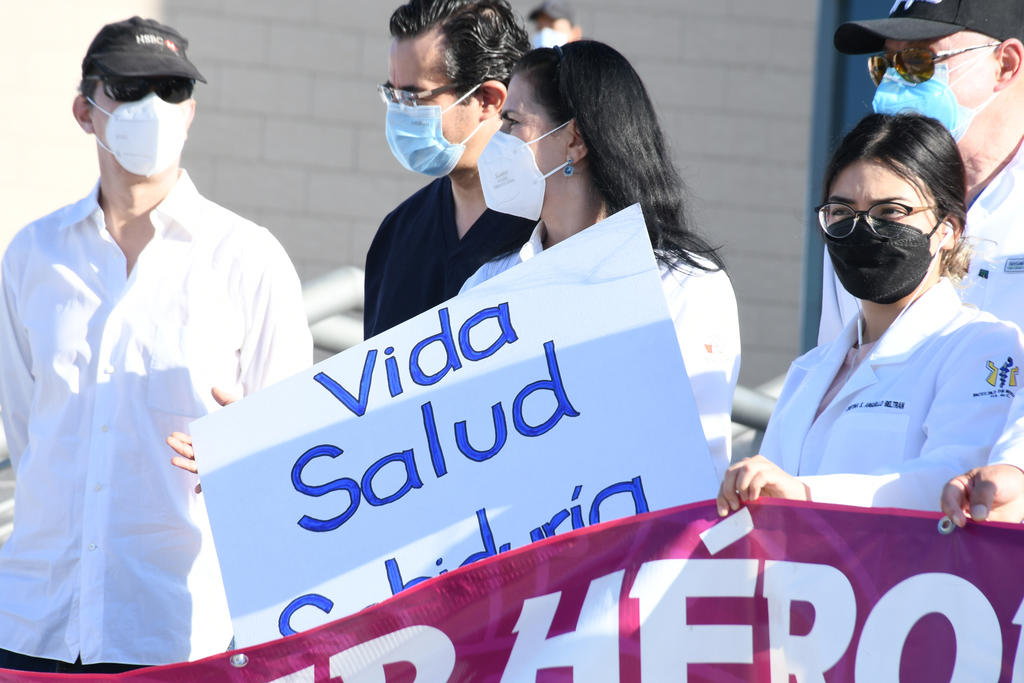 Respaldan empresarios de La Laguna a personal de salud que exige vacunación. Noticias en tiempo real