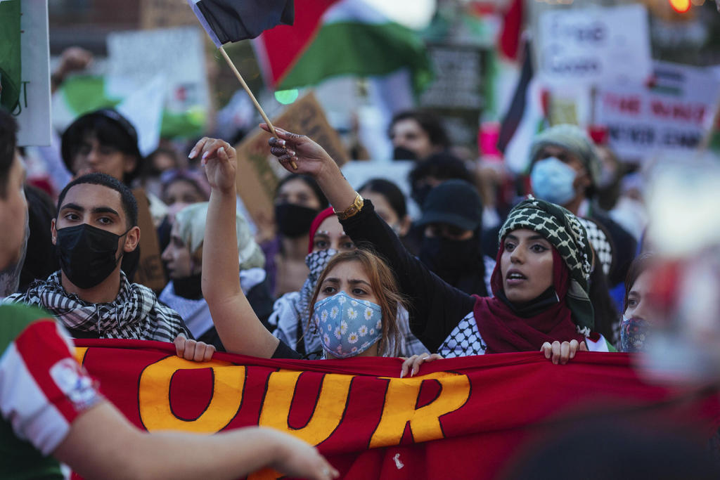 Protestan en EUA por ataques de Israel a Franja de Gaza. Noticias en tiempo real