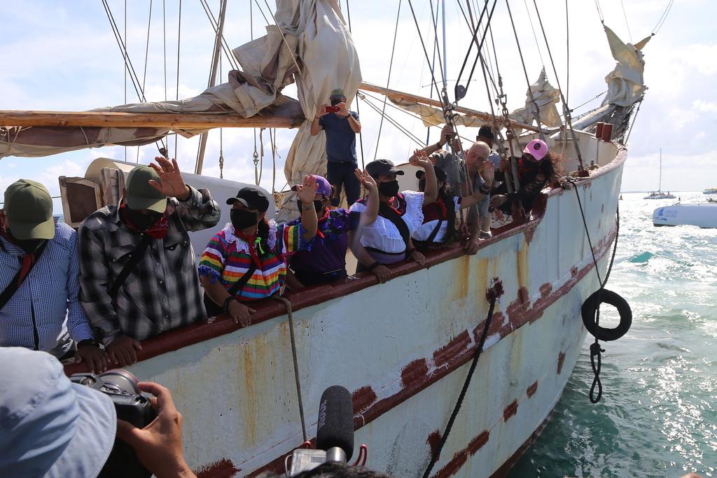 Zarpa embarcación del EZLN de Portugal hacia España. Noticias en tiempo real