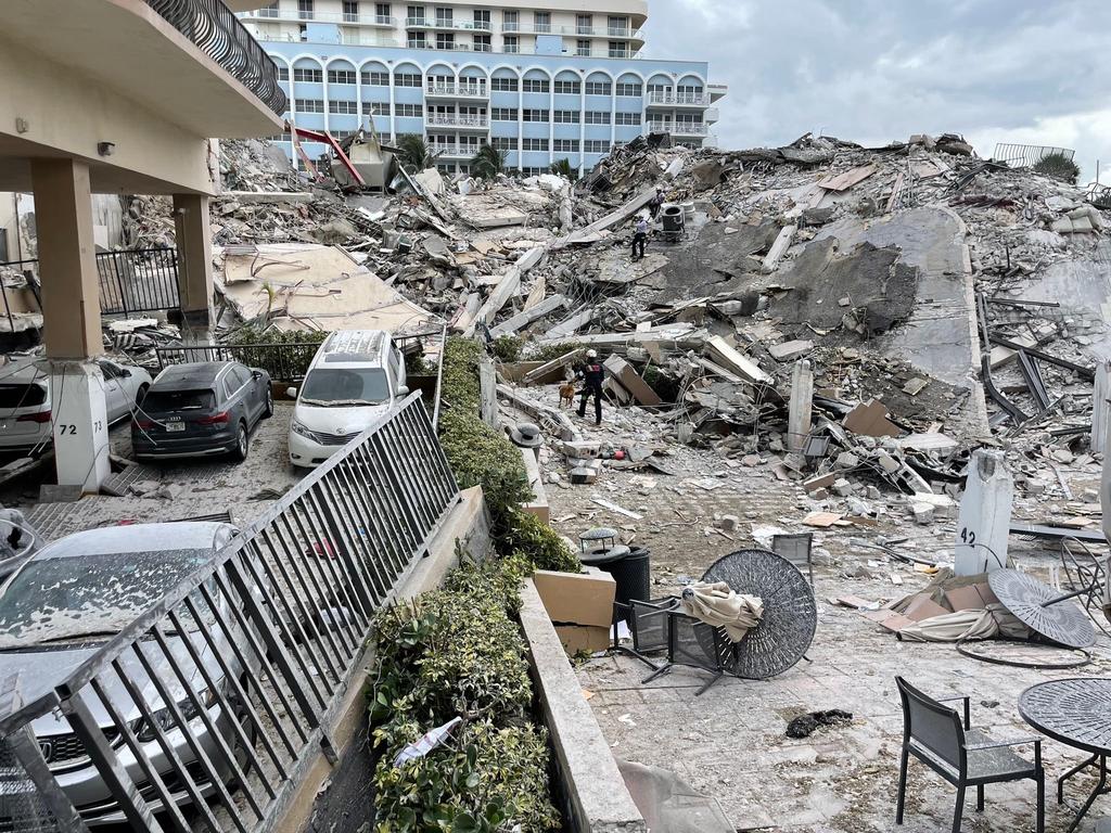 Muertos por derrumbe de edificio en Miami Beach crecen a tres y hay 99 desaparecidos. Noticias en tiempo real