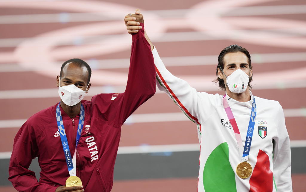 El qatarí Mutaz Essa Barshim y el italiano Gianmarco Tamberi comparten  medalla de oro en Tokio 2020, El Siglo de Torreón