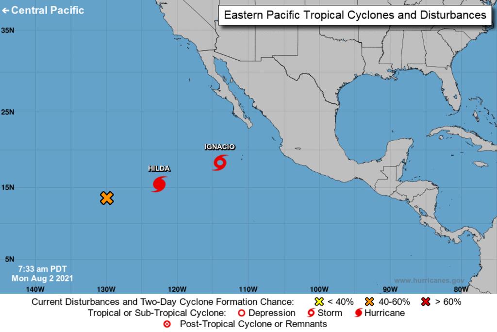 La tormenta tropical Ignacio se forma en el Pacífico; no amenaza tierra. Noticias en tiempo real
