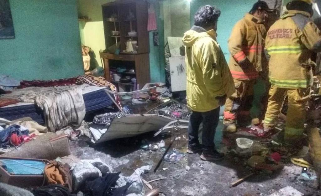Explosión en taller clandestino deja dos lesionados en Tultepec. Noticias en tiempo real