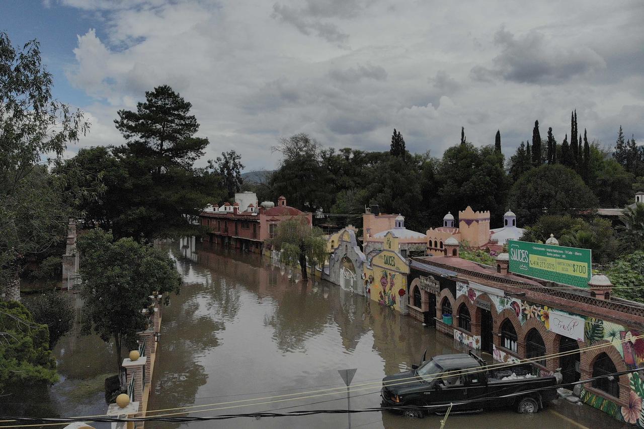 Tequisquiapan se mantiene en semáforo rojo por inundaciones. Noticias en tiempo real