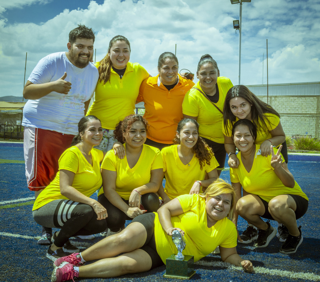 El primer lugar en la rama femenil fue el equipo de las representantes de los juzgados penales, dejando en el camino a las jugadoras de la sala regional.