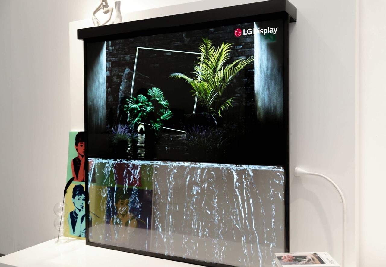 LG lanza sus nuevas pantallas OLED transparentes