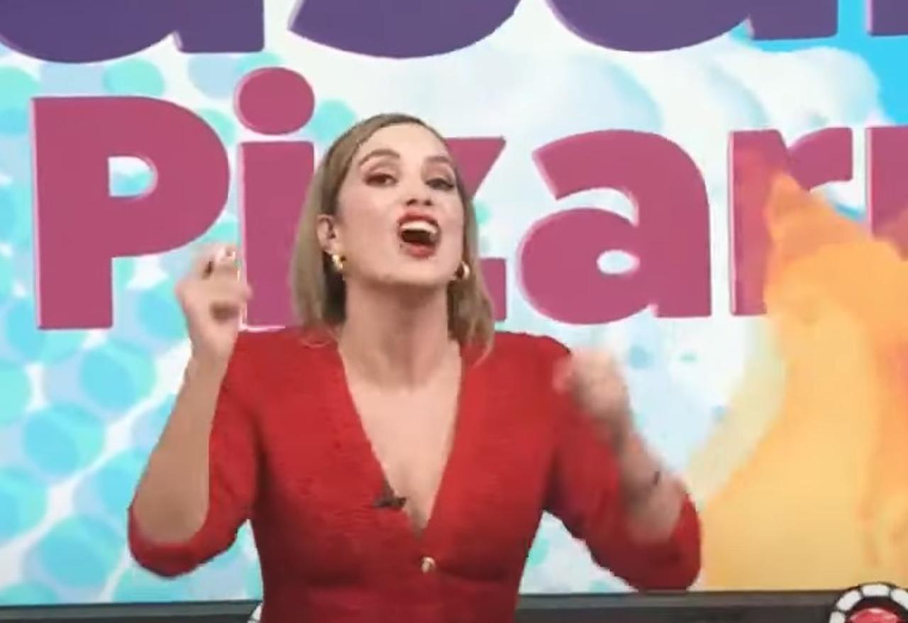 Tildan de 'infantil' a Andrea Escalona por 'berrinche' en juego del programa Hoy