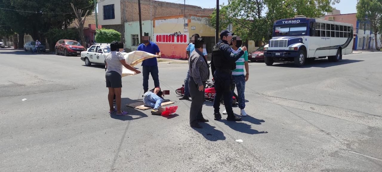 Motociclista resulta herido tras percance en Gómez Palacio