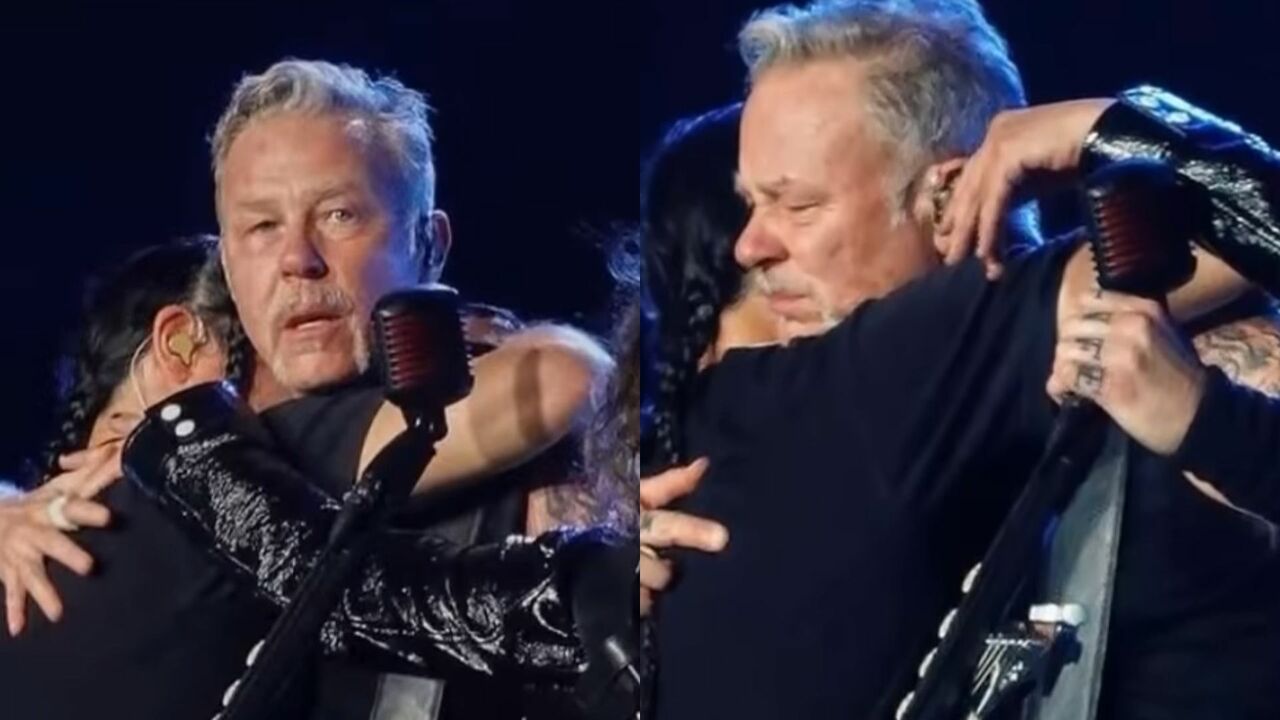 James Hetfield, vocalista de Metallica, rompe en llanto por sentirse viejo 