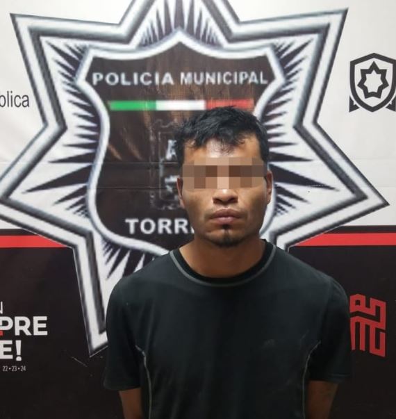 Detienen a hombre por robar bomba hidráulica en Torreón