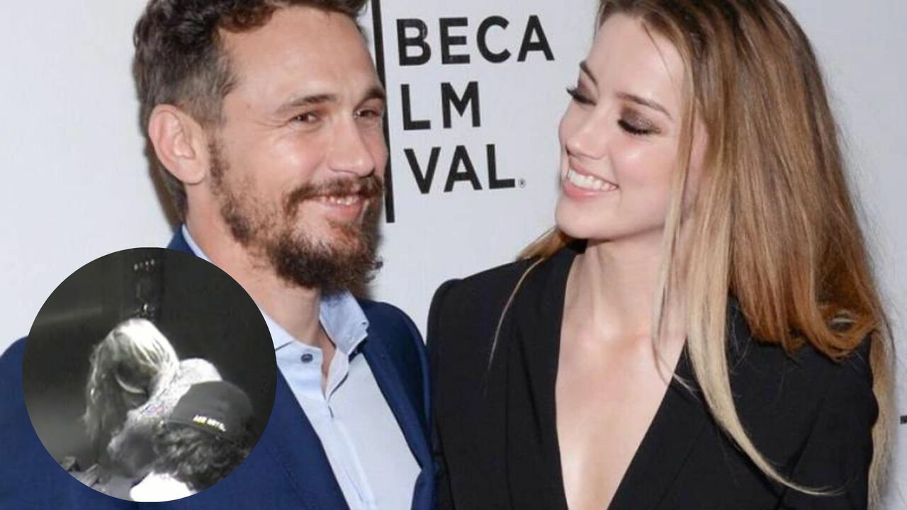 Video muestra a Amber Heard con James Franco una noche antes de pedir el divorcio a Johnny Depp
